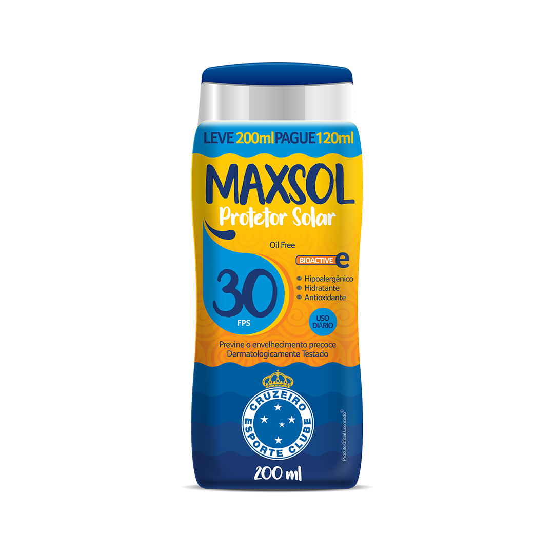Protetor Solar MAXSOL FPS30 - Cruzeiro - Massime